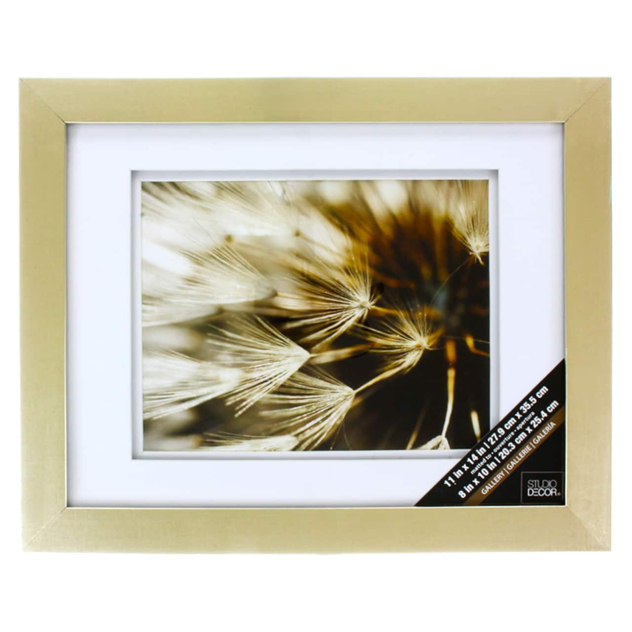 Gallery Champagne Wall Frame with Double Mat by Studio Décor® | Michaels